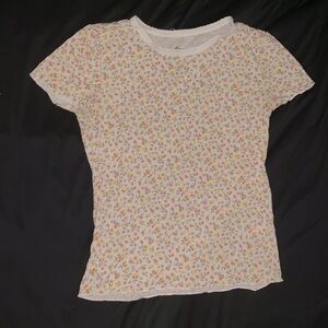 Flower fitted T-Shirt, XS, Brand- So